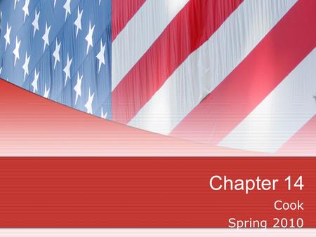 Chapter 14 Cook Spring 2010. Chapter14 Business Cycles – Largely systematic ups and downs of real GDP Business Fluctuations – The rise and fall of real.