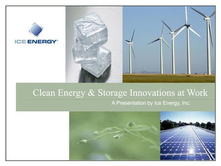 2 Ice Storage Permanently Reduces Peak Demand Building A/C is the big demand problem 80 Million installed, 7+ Million units shipped last year Source: