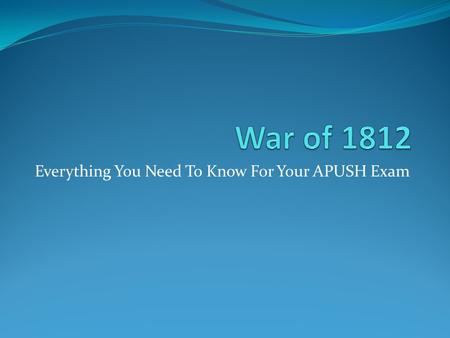 Everything You Need To Know For Your APUSH Exam. America’s Neutrality is Violated! Both France (Berlin Decree) and England (Orders in Council) would confiscate.