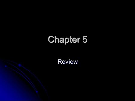 Chapter 5 Review. The Mayor of Port Orange wants to know what the residents think of a proposed policy to change the billing of utilities in the area.