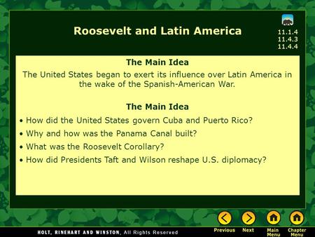 Roosevelt and Latin America