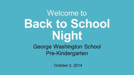 George Washington School