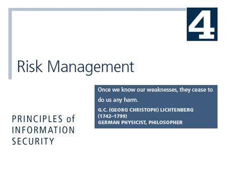 An Overview of Risk Management