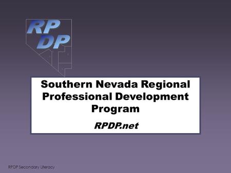 Southern Nevada Regional Professional Development Program