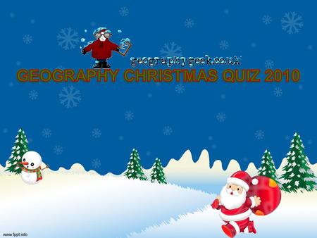 A series of clues will appear on the screen. As soon as you know the answer, fill out an answer sheet and bring it to me at the front. I’ll give you.