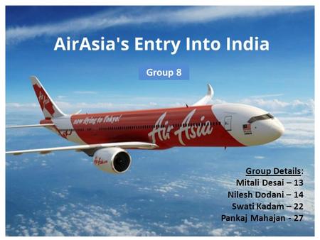 Air Asia: Entry in India