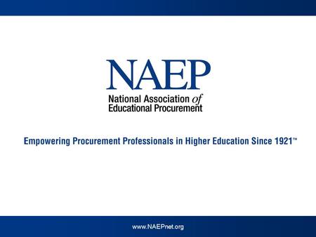 Www.NAEPnet.org. Facilities Institute July 9 - 12, 2012 Houston, Texas Secrets to Synergy Between Safety, Facilities, and Procurement Robert Emery, DrPH,