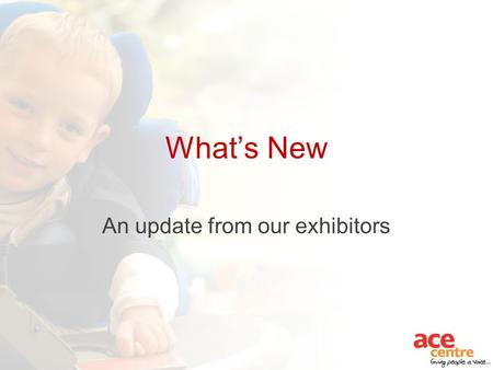 What’s New An update from our exhibitors. DynaVox Mayer-Johnson Teaching Tools Available on all Dynavox Devices Teaching Tools are pre-programmed pages.