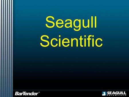 Seagull Scientific.  Who is Seagull Scientific?  Windows Architecture  BarTender Editions  BarTender Upgrades  Why BarTender?  Conclusion Introduction.