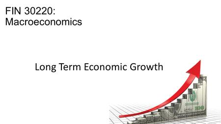 Long Term Economic Growth