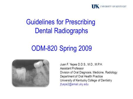 Guidelines for Prescribing