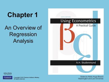   What is Econometrics? Econometrics literally means “economic measurement” It is the quantitative measurement and analysis of actual economic and business.