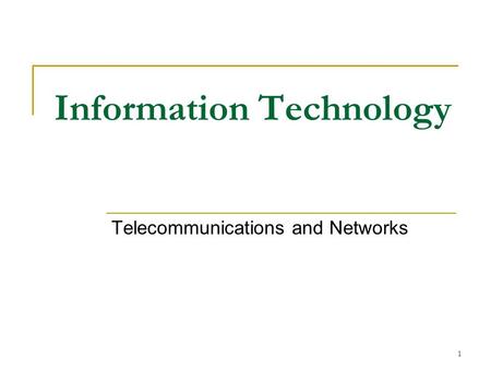 Information Technology