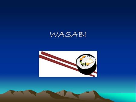 WASABI. A LITTLE ABOUT MYSELF I am Joe Halter. I have a B.B.A., with a major in Accounting from W.M.U. I have over 25 years of accounting work experience.