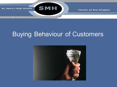 Buying Behaviour of Customers. Bubble GumRoot Beer Pop 42” Plasma TVDisposable Razor Laptop ComputerBag of chips MilkDishwasher Diamond RingGPS System.