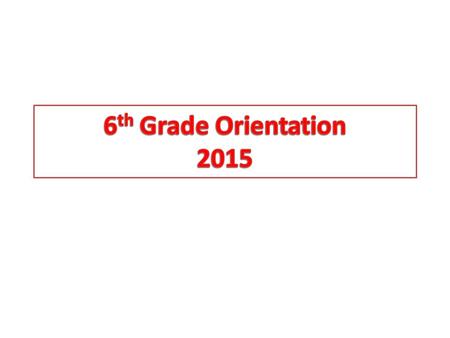 Objectives I.Transitions and changes I.Academic Issues and common pitfalls II.Behavior Guidelines (FAQ’s) I.Attendance A.Excused B.Unexcused.