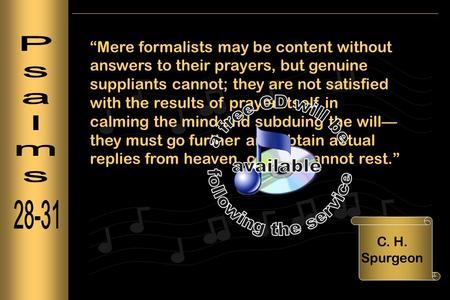 “Mere formalists may be content without answers to their prayers, but genuine suppliants cannot; they are not satisfied with the results of prayer itself.