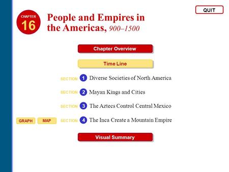 16 People and Empires in the Americas, 900–1500