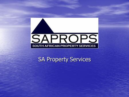 SAPROPS SA Property Services. AGENDA Background + Research Background + Research Independent Agency Needs Independent Agency Needs SAPROPS Services SAPROPS.