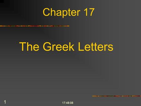 17:49:46 1 The Greek Letters Chapter 17. 17:49:46 2 Example A bank has sold for $300,000 a European call option on 100,000 shares of a nondividend paying.