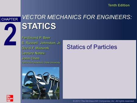 Statics of Particles.