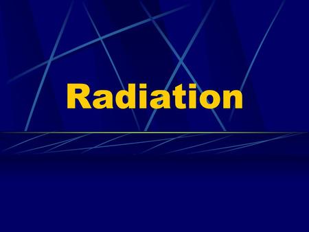 Radiation. Ionising Radiation Alpha Radiation Beta Radiation Gamma Rays X-Rays Neutrons.