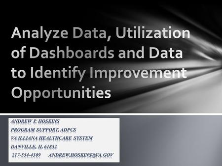 The First step to successful data collection is what I call the buy in. You have to have everyone’s support of supplying required data or it will not.