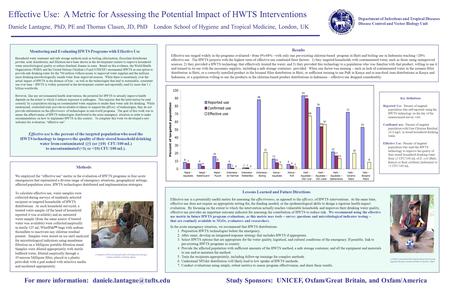 Household water treatment and safe storage methods such as boiling, chlorination, flocculant/disinfectant powder, solar disinfection, and filtration have.