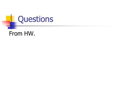 Questions From HW.. 1. The Zn in a 0.7556-g sample of foot powder was titrated with 21.27 mL of 0.01645 M EDTA (Y 4- ). Calculate the percent Zn in this.