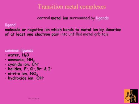 Transition metal complexes