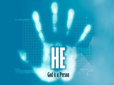 A Person Acts. A Thing Is Acted Upon ‘Spiritualized Nagging’ God demonstrates his own love for us in this: While we were still sinners, Christ died for.