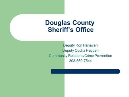 Douglas County Sheriff’s Office