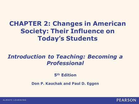 Introduction to Teaching: Becoming a Professional 5th Edition