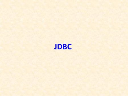 JDBC. Introduction-JDBC JDBC is a Sun trademark –Java Database Connectivity (JDBC) is a standard Java API to interact with relational databases from Java.