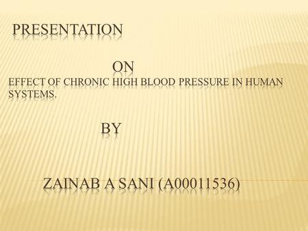  High blood pressure usually means when the blood pressure in the arteries is elevated above the normal level, hence causes a lot of body damage. The.