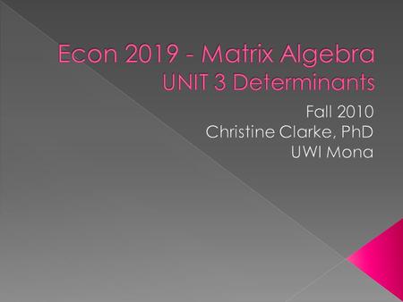  Row and Reduced Row Echelon  Elementary Matrices.