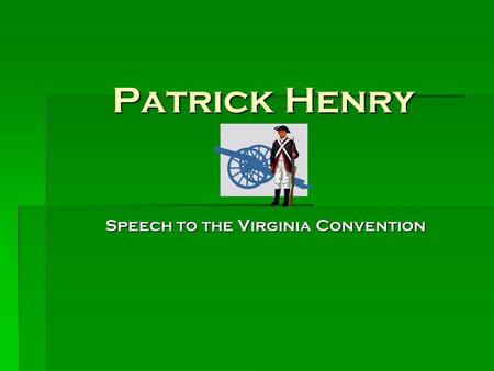 Speech to the Virginia Convention