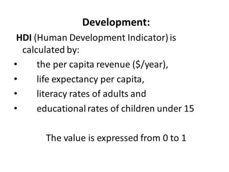 The value is expressed from 0 to 1