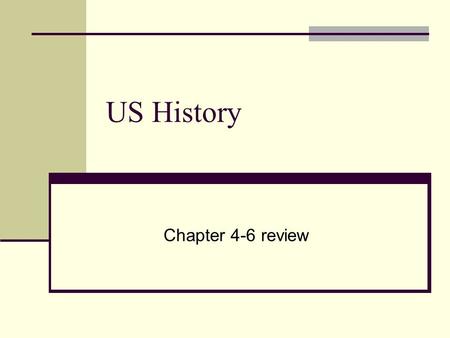 US History Chapter 4-6 review. Terms Entrepreneur- person who invests money in a product or a business with the hope of making a profit Laissez Faire-absence.