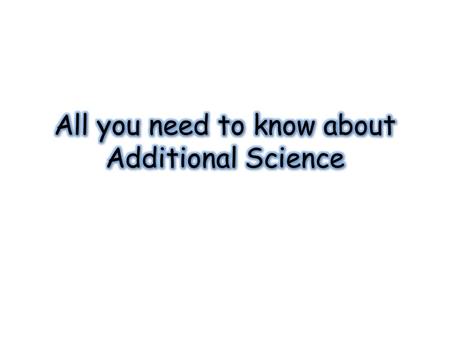 1. Structures and bonding 2. Structures and properties 3. How much? 4. Rates of reaction 5. Energy and reactions 6. Electrolysis 7. Acids, alkalis and.