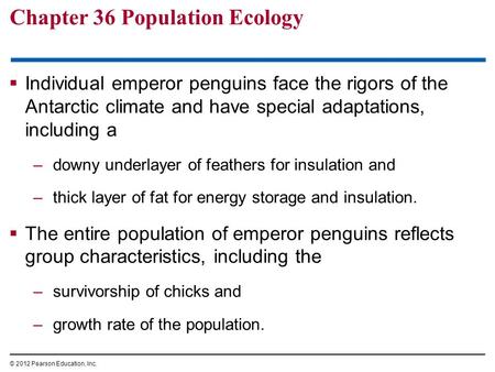 Chapter 36 Population Ecology