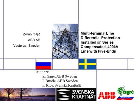 Zoran Gajić ABB AB Vasteras, Sweden