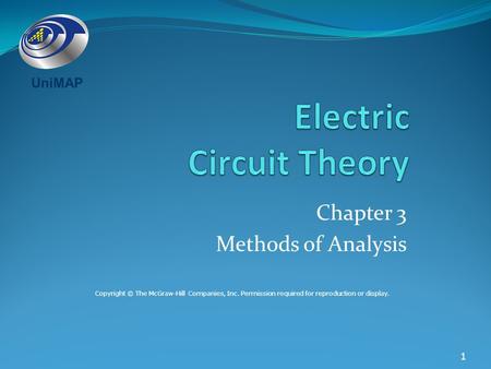 Electric Circuit Theory