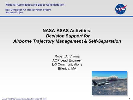 National Aeronautics and Space Administration