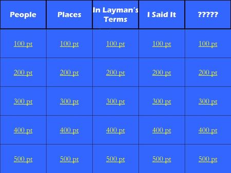 1 200 pt 300 pt 400 pt 500 pt 100 pt 200 pt 300 pt 400 pt 500 pt 100 pt 200 pt 300 pt 400 pt 500 pt 100 pt 200 pt 300 pt 400 pt 500 pt 100 pt 200 pt 300.