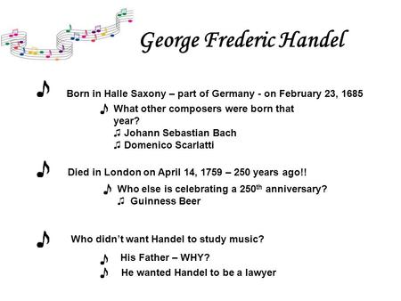 George Frederic Handel