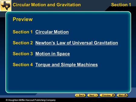 Preview Section 1 Circular Motion