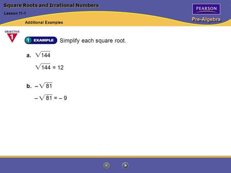 Square Roots and Irrational Numbers