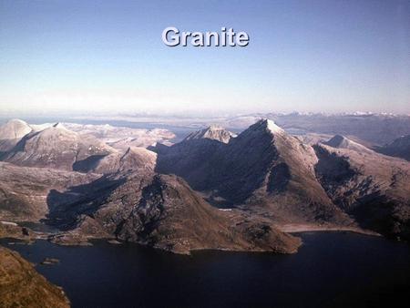 Granite. LABEL: Intrusive Igneous Rock (e.g. Granite) Sedimentary Rock Extrusive Igneous Rock (Pumice)Metamorphic Rock.