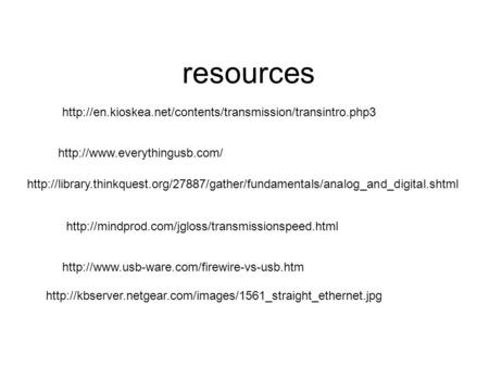 Resources